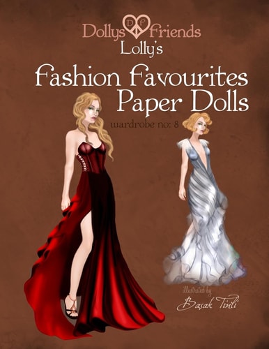 Dollys and Friends Lolly's Fashion Favourites Paper Dolls Wardrobe No: 8