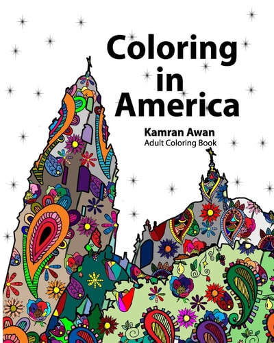Coloring In America Adult Coloring Book
