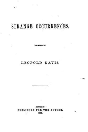 Strange Occurrences