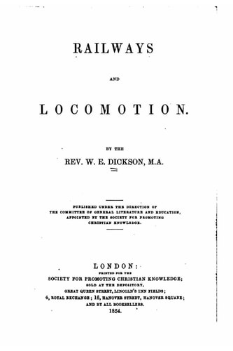 Railways and Locomotion
