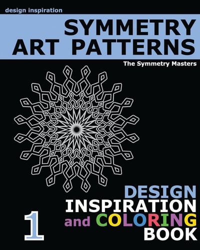 Symmetry Art Patterns Design Inspiration and Coloring Book