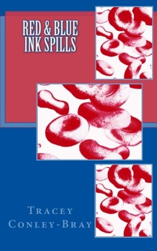 Red and Blue Ink Spills