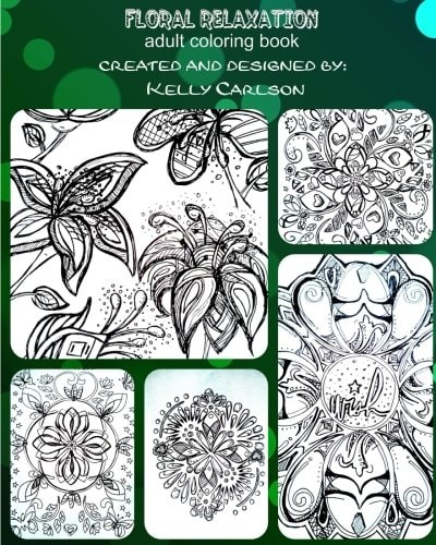 Floral Relaxation Adult Coloring Book