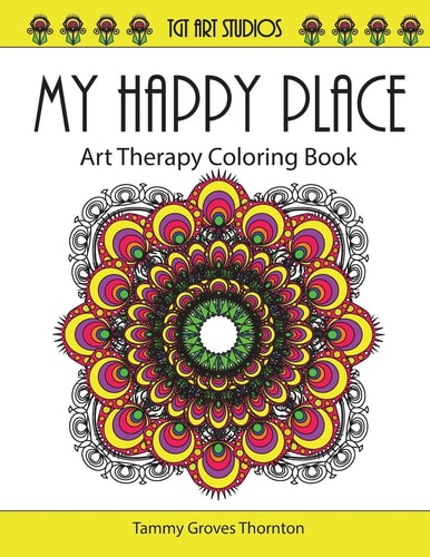 My Happy Place Art Therapy Coloring Book