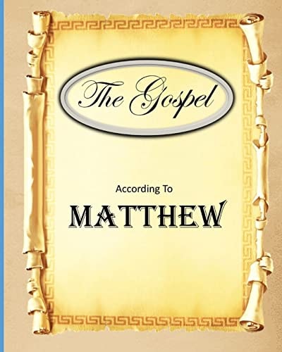 The Gospels Book of Matthew