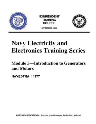The Navy Electricity and Electronics Training Series Module 05 Introduction To