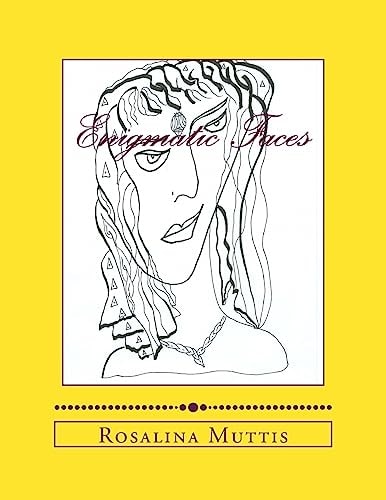 Enigmatic Faces Adult Coloring Book