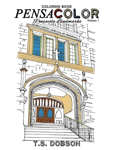 Pensacolor Pensacola Landmarks Coloring Book