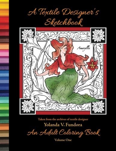 A Textile Designer's Sketchbook An Adult Coloring Book