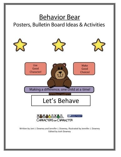 Behavior Bear Posters and Bulletin Board Ideas and Activities