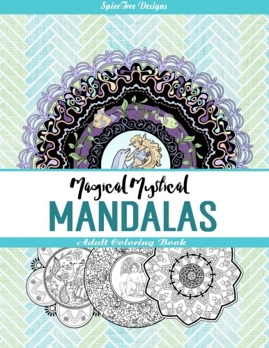 Magical Mystical Mandalas Adult Coloring Book