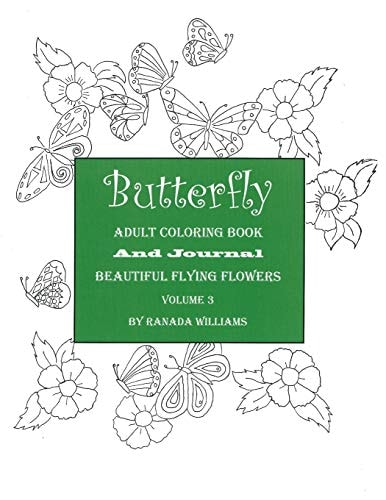 Butterfly Adult Coloring Book Volume 3