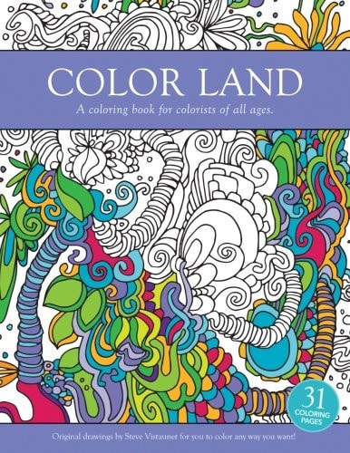 Color Land A Coloring Book for Colorists of All Ages.