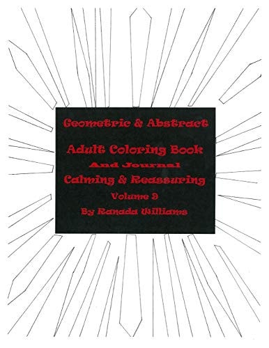 Geometric and Abstract Adult Coloring Book Volume 9