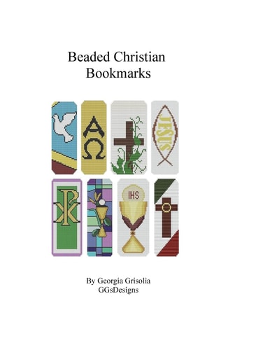 Beaded Christian Bookmarks Bead Patterns by GGsDesigns