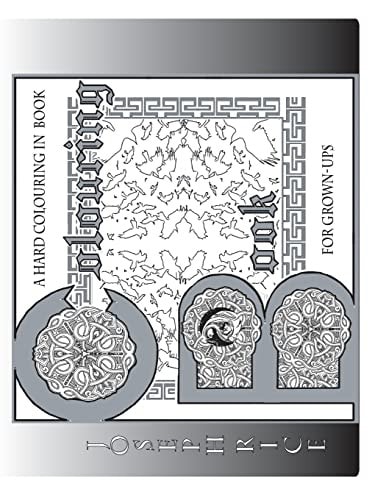 Hard Colouring Book for Grown Ups