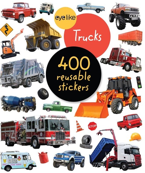 EyeLike Stickers: Trucks: 400 reusable stickers