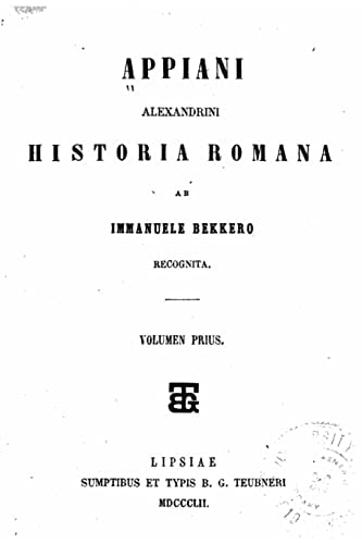 Appiani Alexandrini Historia Romana