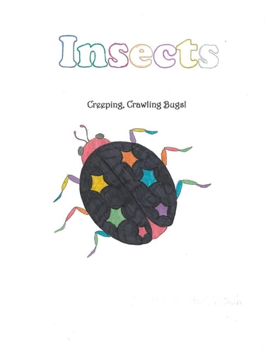 Insects Adult Coloring Book Creeping Crawling Beauties