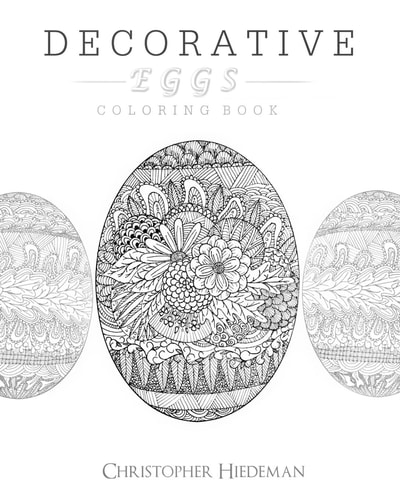 Decorative Eggs Coloring Book