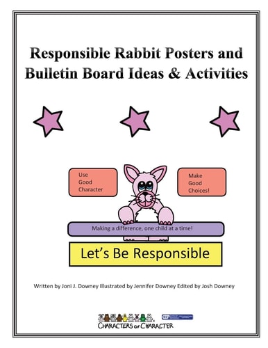 Responsible Rabbit Posters and Bulletin Board Ideas and Activities