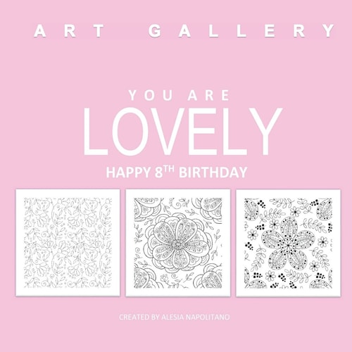 Lovely Happy 8th Birthday Adult Coloring Books Birthday in All Departments; 8th Birthday Gifts for Girls in Al; 8th Birthday Gifts in Al; 8th Birthday Party Supplies in Al; 8th Birthday Decorations in Al; 8th Birthday Candle in Al; 8th Birthday Card in Of