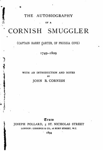 The Autobiography of a Cornish Smuggler