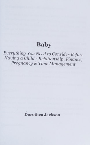 Baby Everything You Need to Consider Before Having a Child - Relationship, Finance, Pregnancy & Time Management