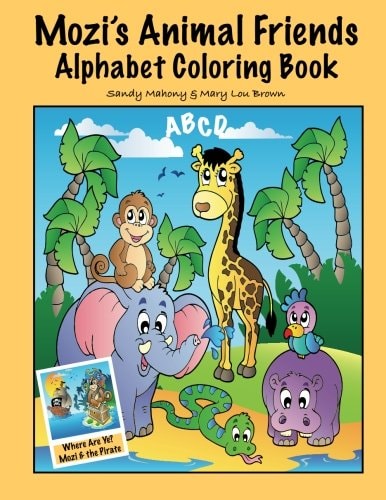 Mozi's Animal Friends Alphabet Coloring Book