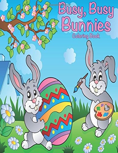 Busy, Busy Bunnies Coloring Book