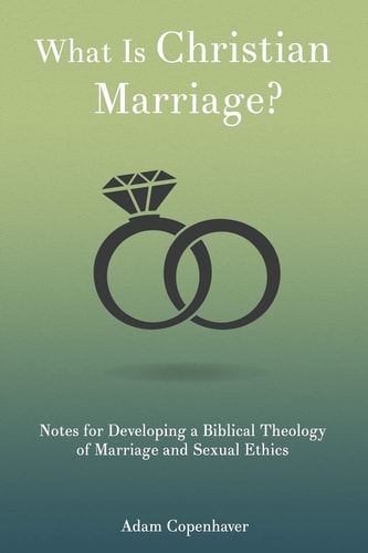 What Is Christian Marriage? Notes for Developing a Biblical Theology of Marriage and Sexual Ethics
