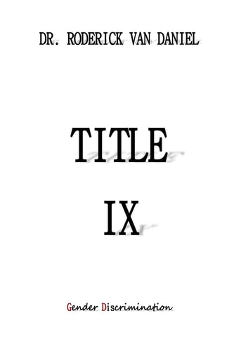 Title IX Gender Discrimination