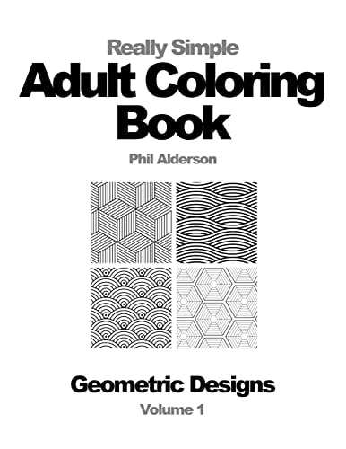 Really Simple Adult Coloring Book Disconnect and Learn to Focus
