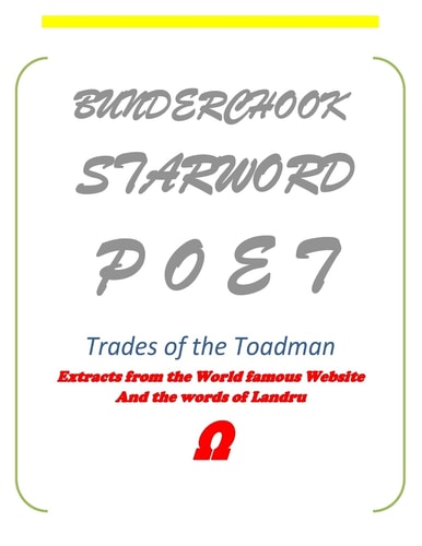 Bunderchook Starword Poet Trades of the Toadman