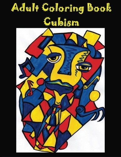 Adult Coloring Book: Cubism