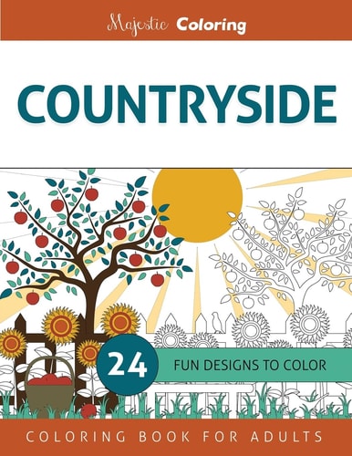 Countryside Coloring Book for Adults