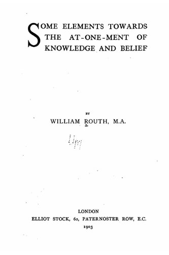 Some Elements Towards the At-One-ment of Knowledge and Belief