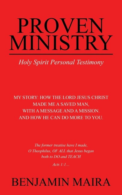 Proven Ministry: Holy Spirit Personal Testimony