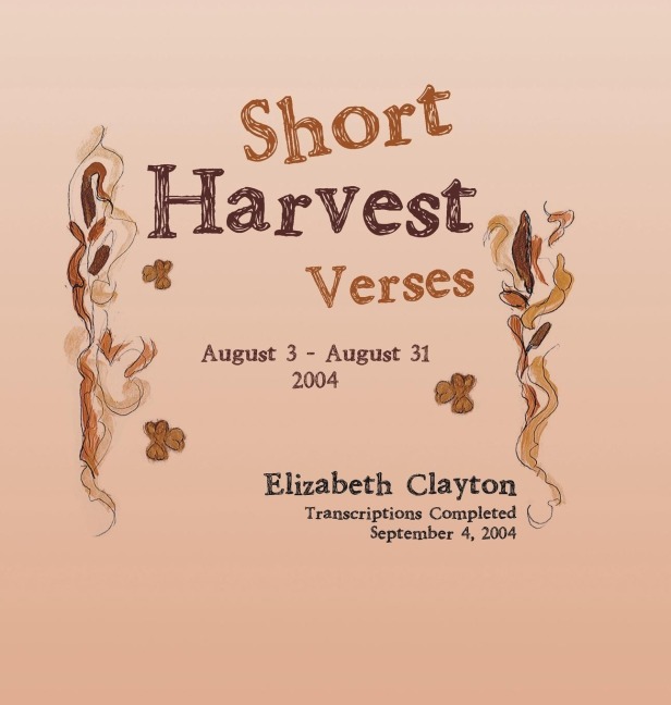 Short Harvest: Verses