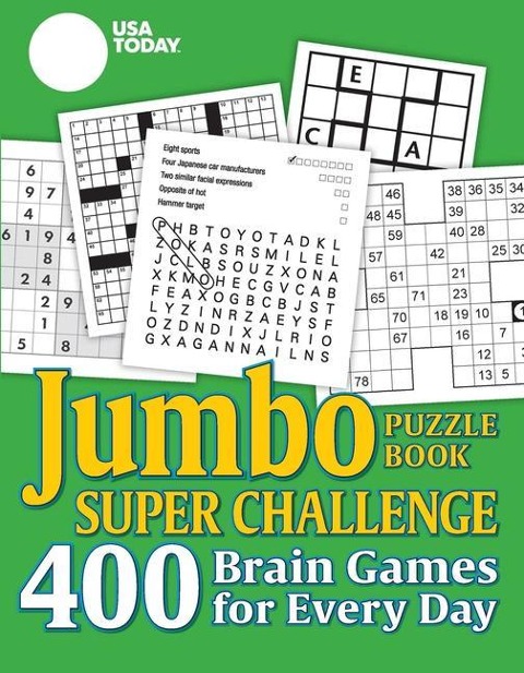 USA Today Jumbo Puzzle Book Super Challenge: 400 Brain Games for Every Day