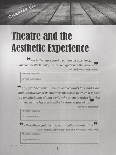 Introduction to Theatre