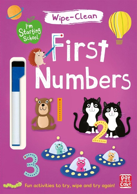Im Starting School: First Numbers: Wipe-clean book with pen