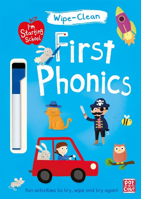 Im Starting School: First Phonics: Wipe-clean book with pen