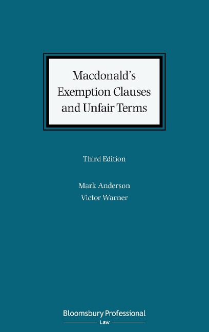 Macdonalds Exemption Clauses and Unfair Terms