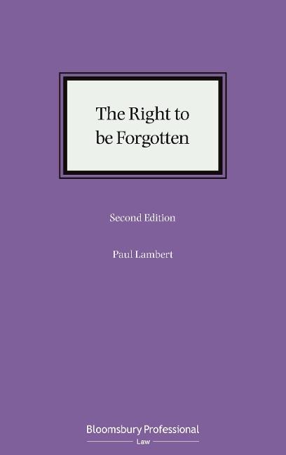 The Right to Be Forgotten