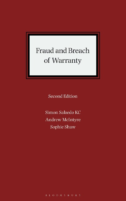 Fraud and Breach of Warranty: Buyers' Claims and Sellers' Defences