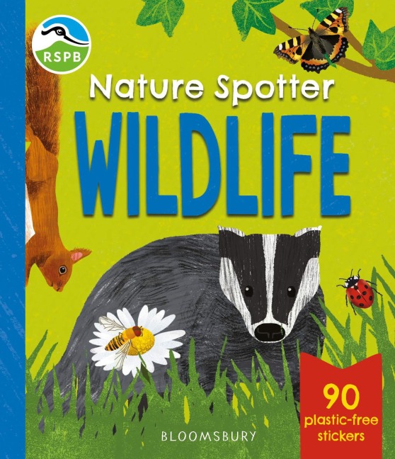 RSPB Nature Spotter: Wildlife: A children's sticker guidebook to over 60 birds, bugs, mammals and more
