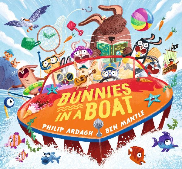 Bunnies in a Boat: A rhyming board book for babies and toddlers, perfect as an Easter read or a birthday or baby shower gift