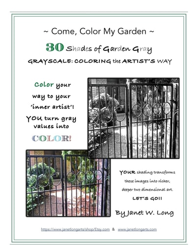 Come, Color My Garden - 30 Shades of Garden Gray