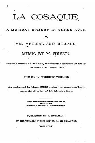 La Cosaque, a Musical Comedy in Three Acts